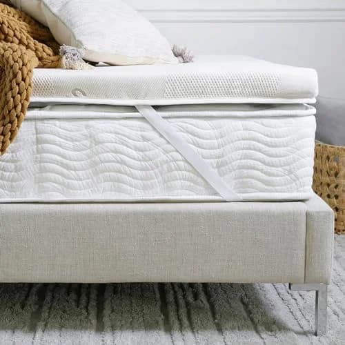 Saatva Graphite Memory Foam Topper Twin XL — Recommended per expert consensus